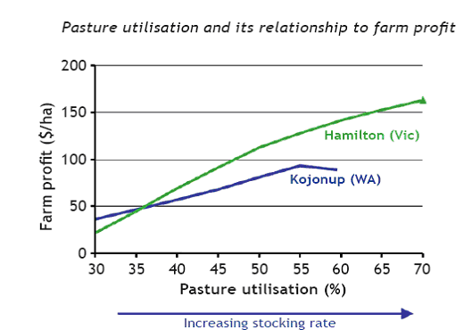 pasture utilisation and profit